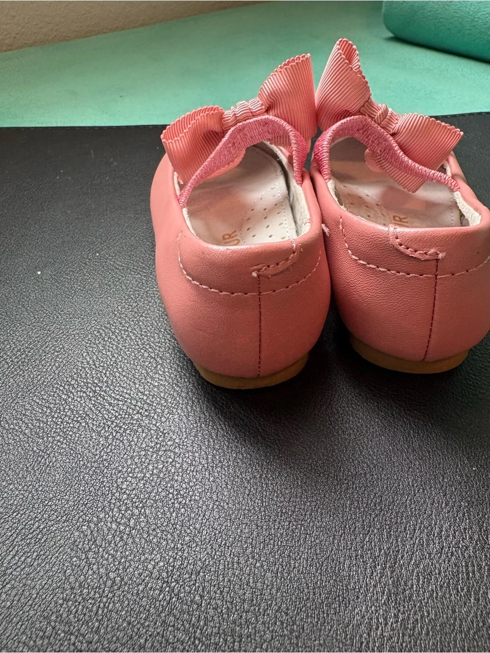 Girls Pink Bow Mary Jane Dress Shoes